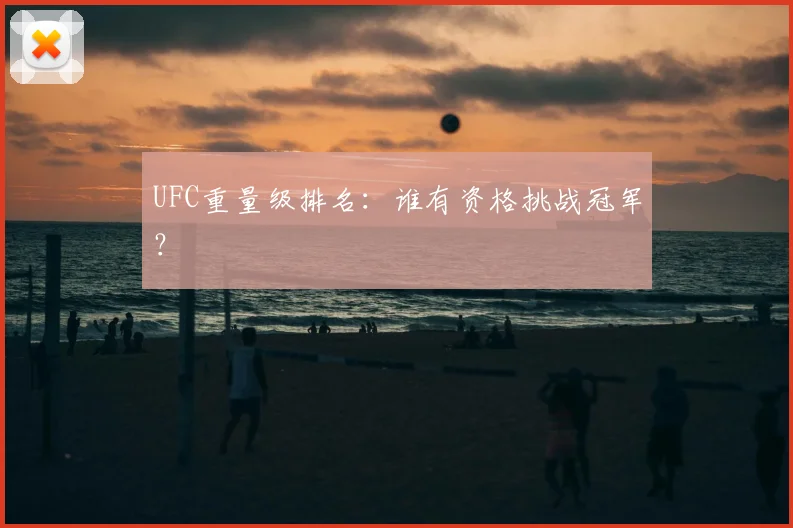UFC重量级排名：谁有资格挑战冠军？