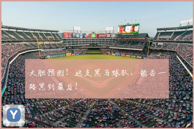 大胆预测!这支黑马球队,能否一路黑到最后!