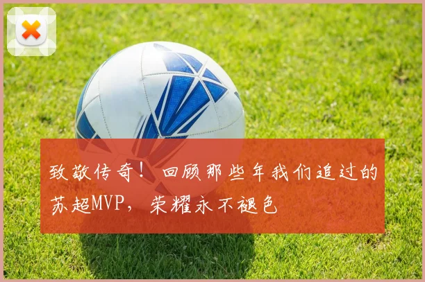 致敬传奇！回顾那些年我们追过的苏超MVP，荣耀永不褪色